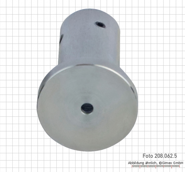 Tiefenmessanschlag, rund, D = 25 mm, L = 58 mm